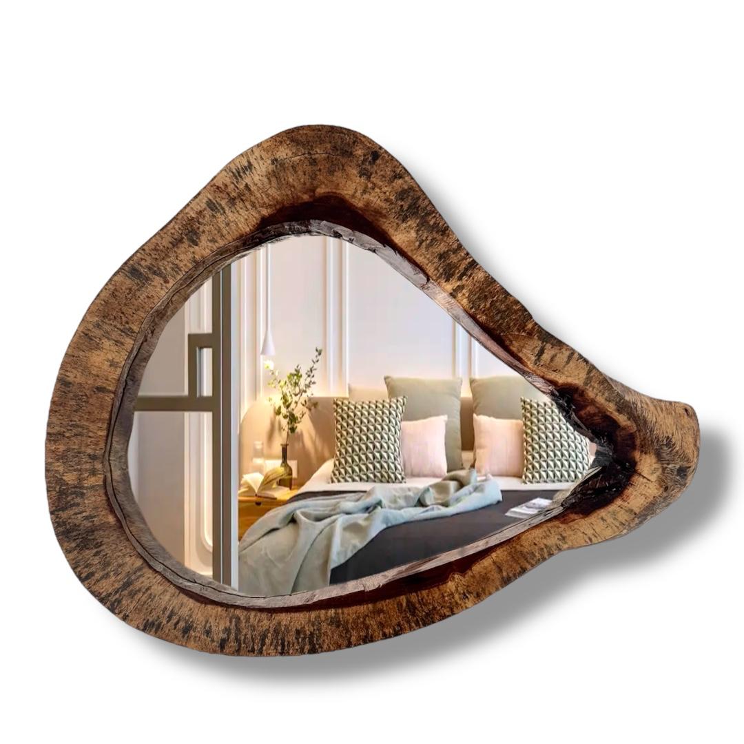 Espejo rústico de madera 3