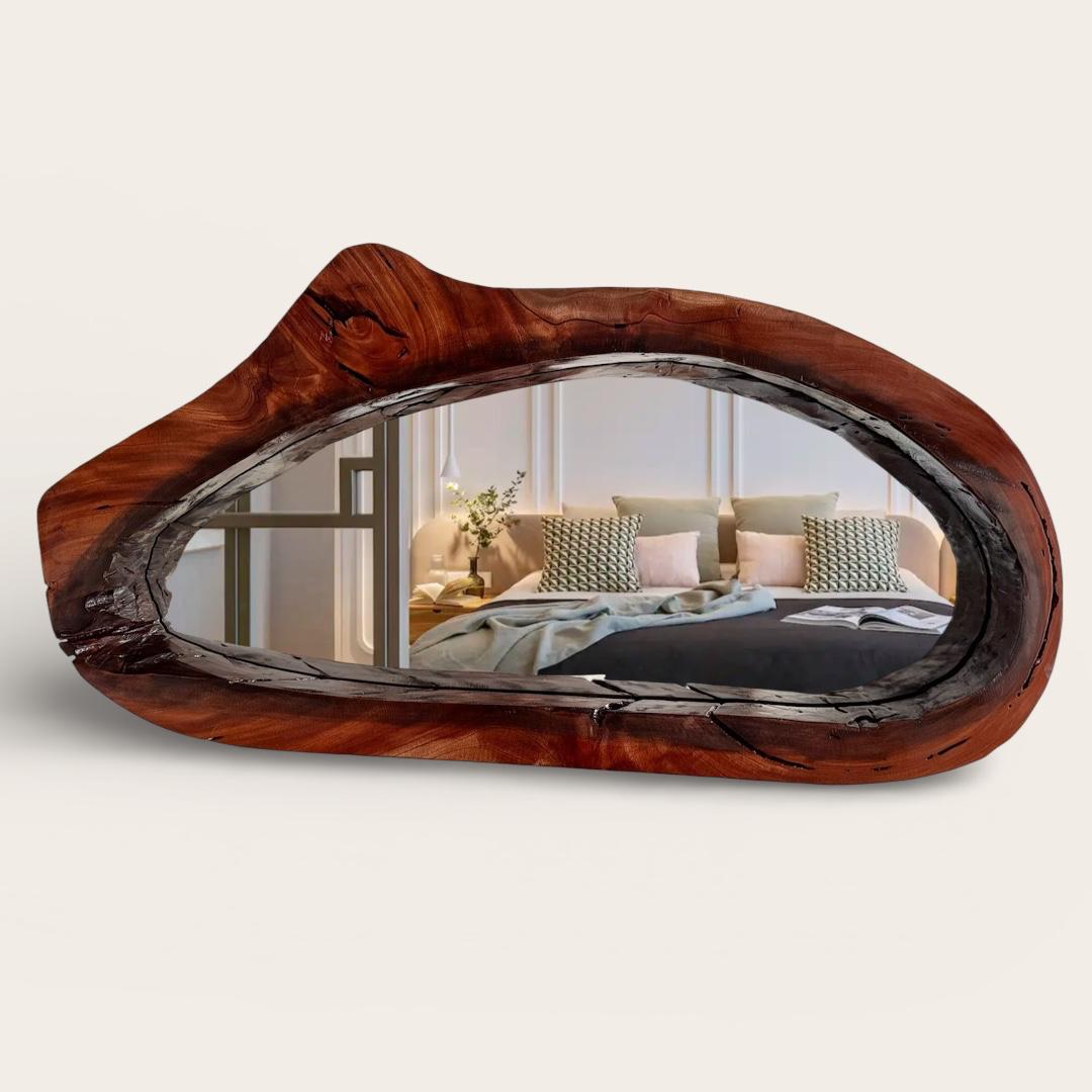 Espejo rústico de madera 3