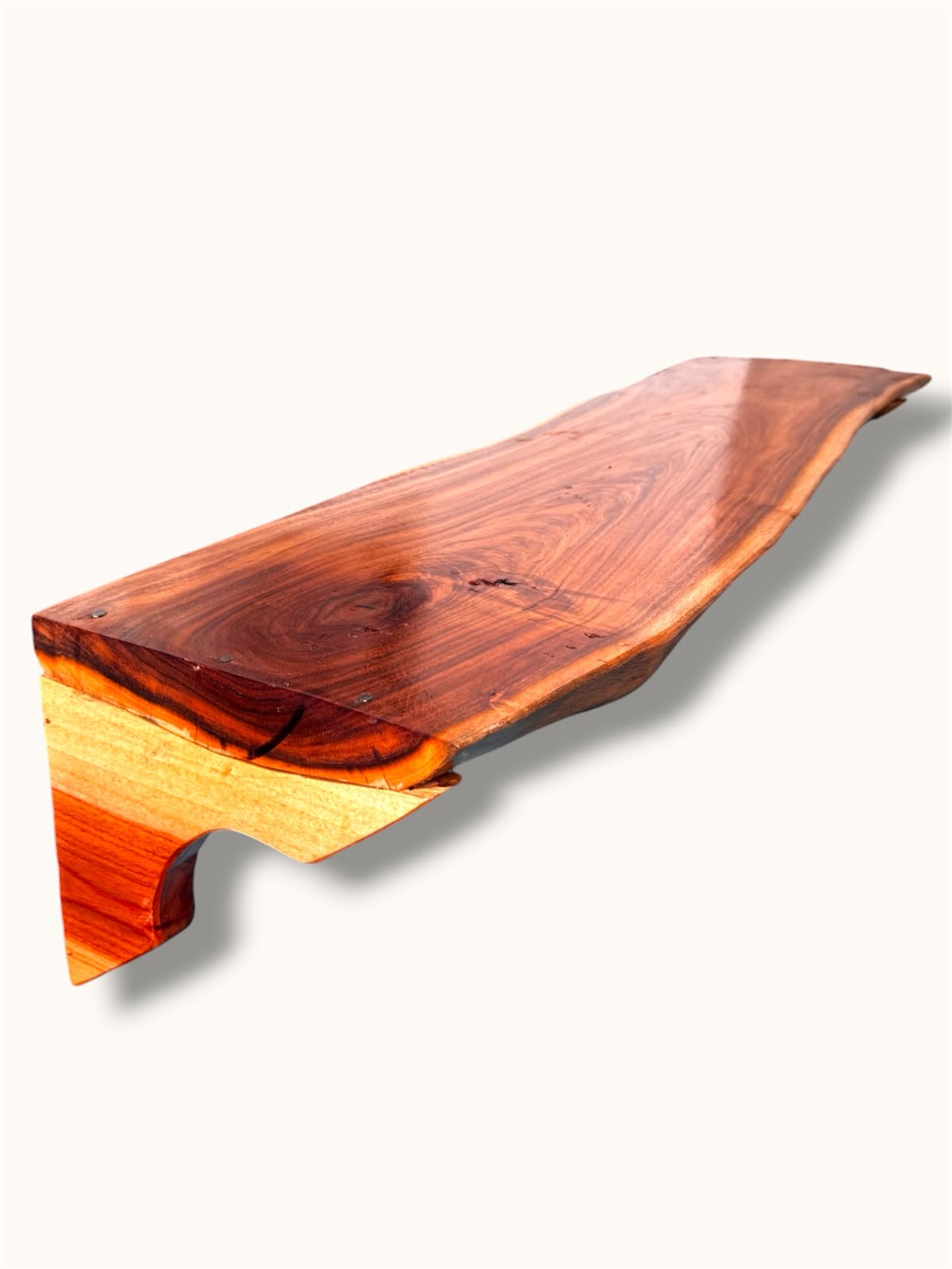 Repisa rústica de madera 11