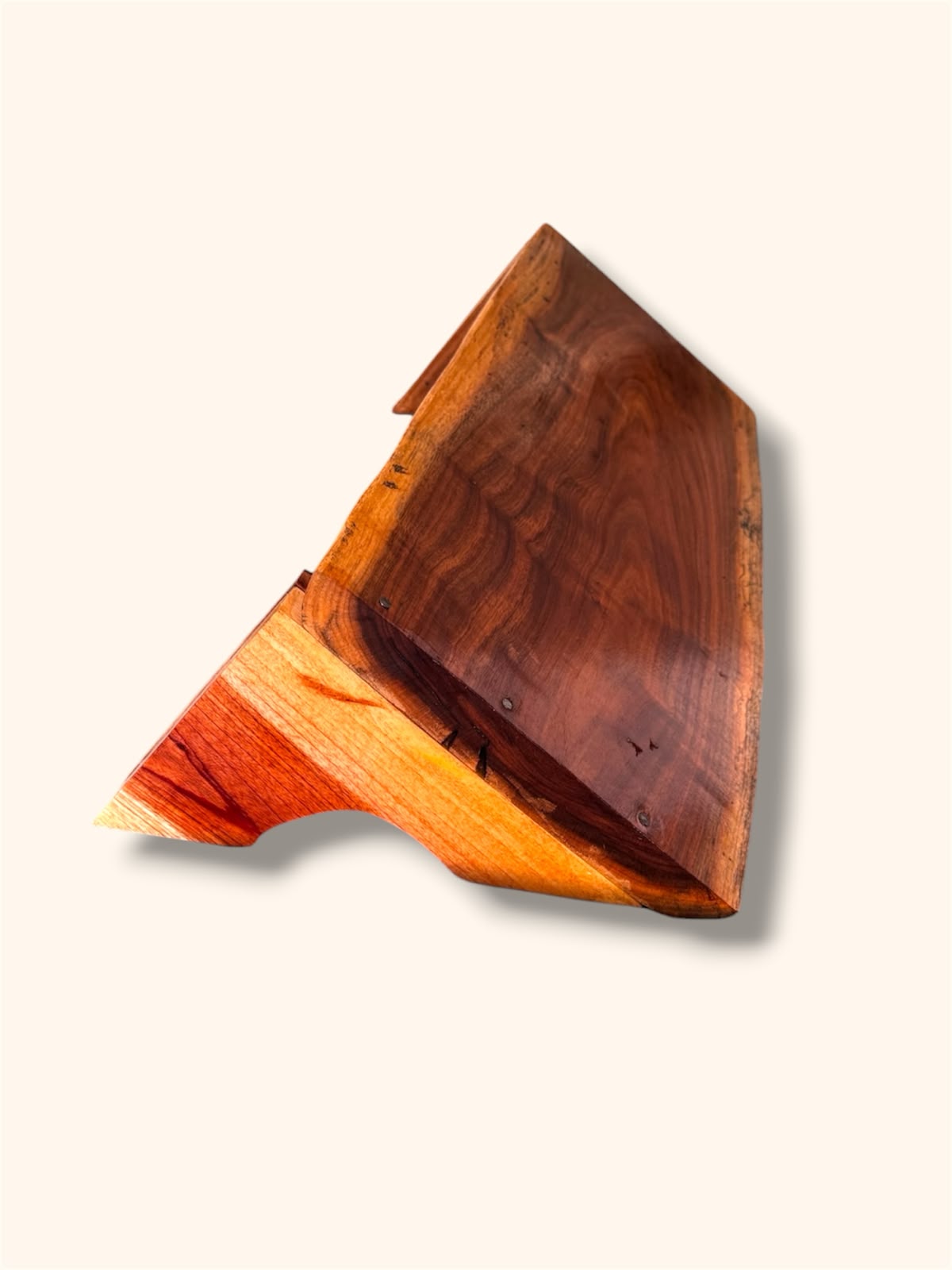 Repisa rústica de madera 12
