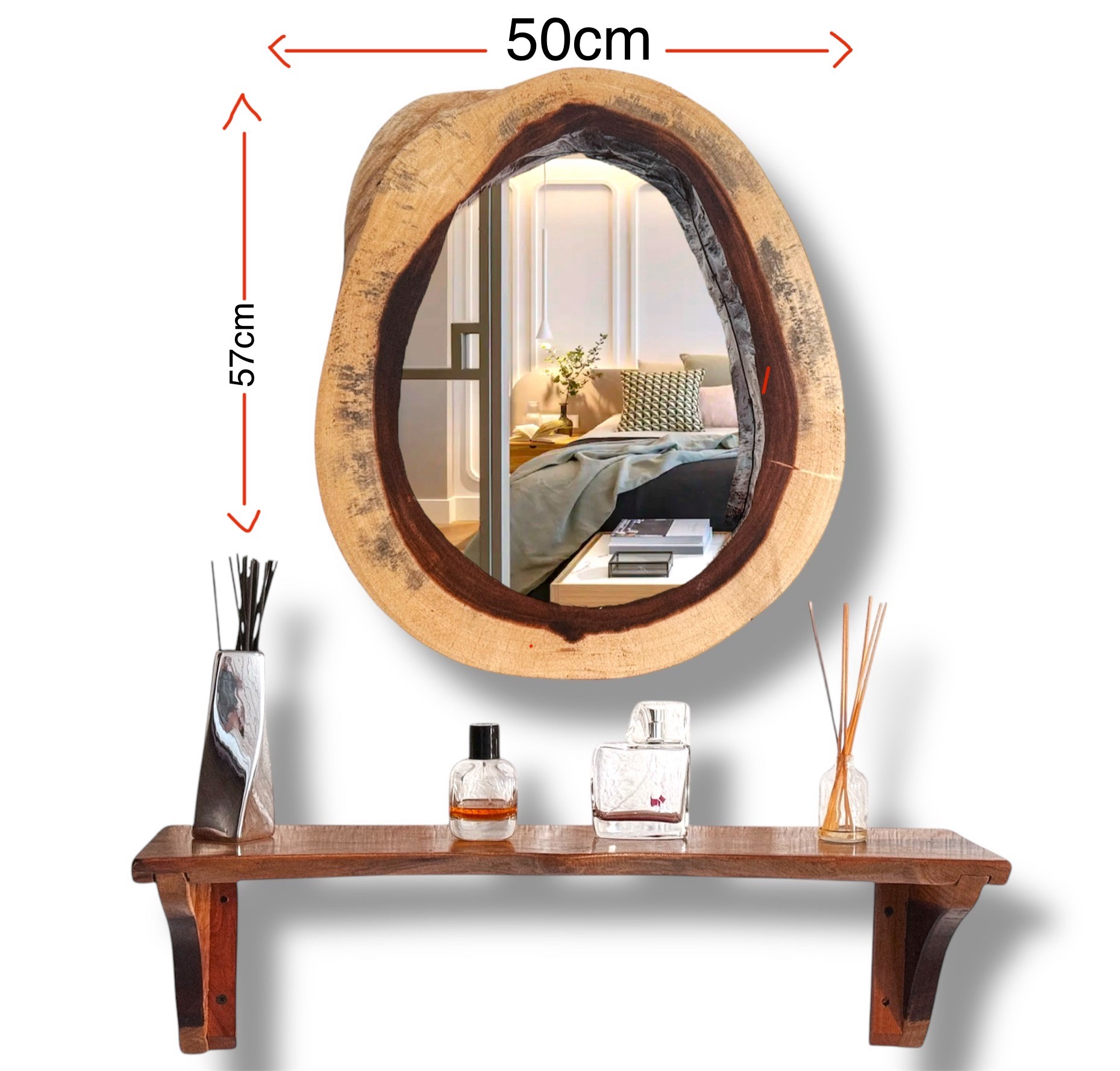 Espejo Rústico Clásico - Vista 2