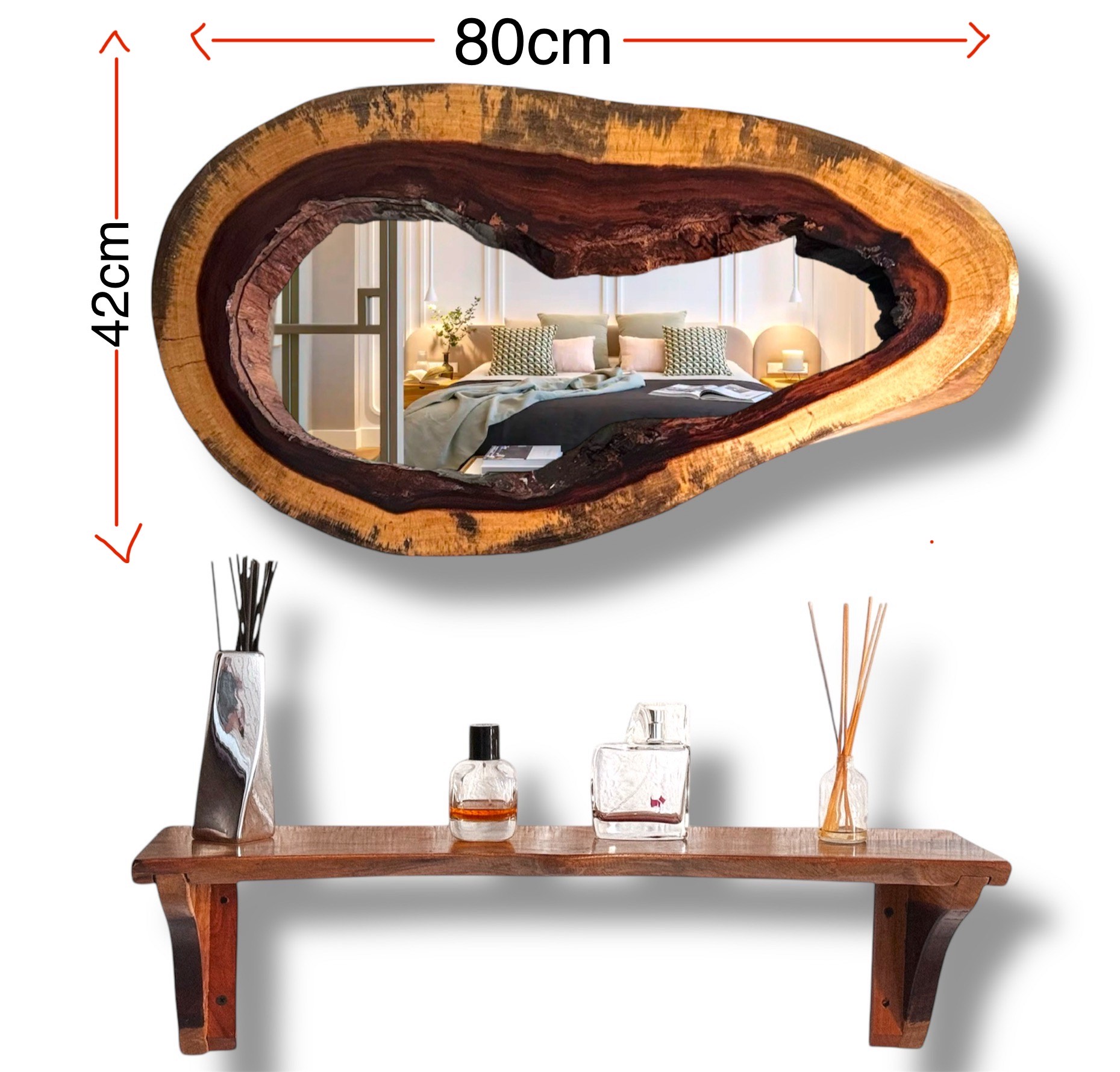 Espejo Rústico Clásico - Vista 2