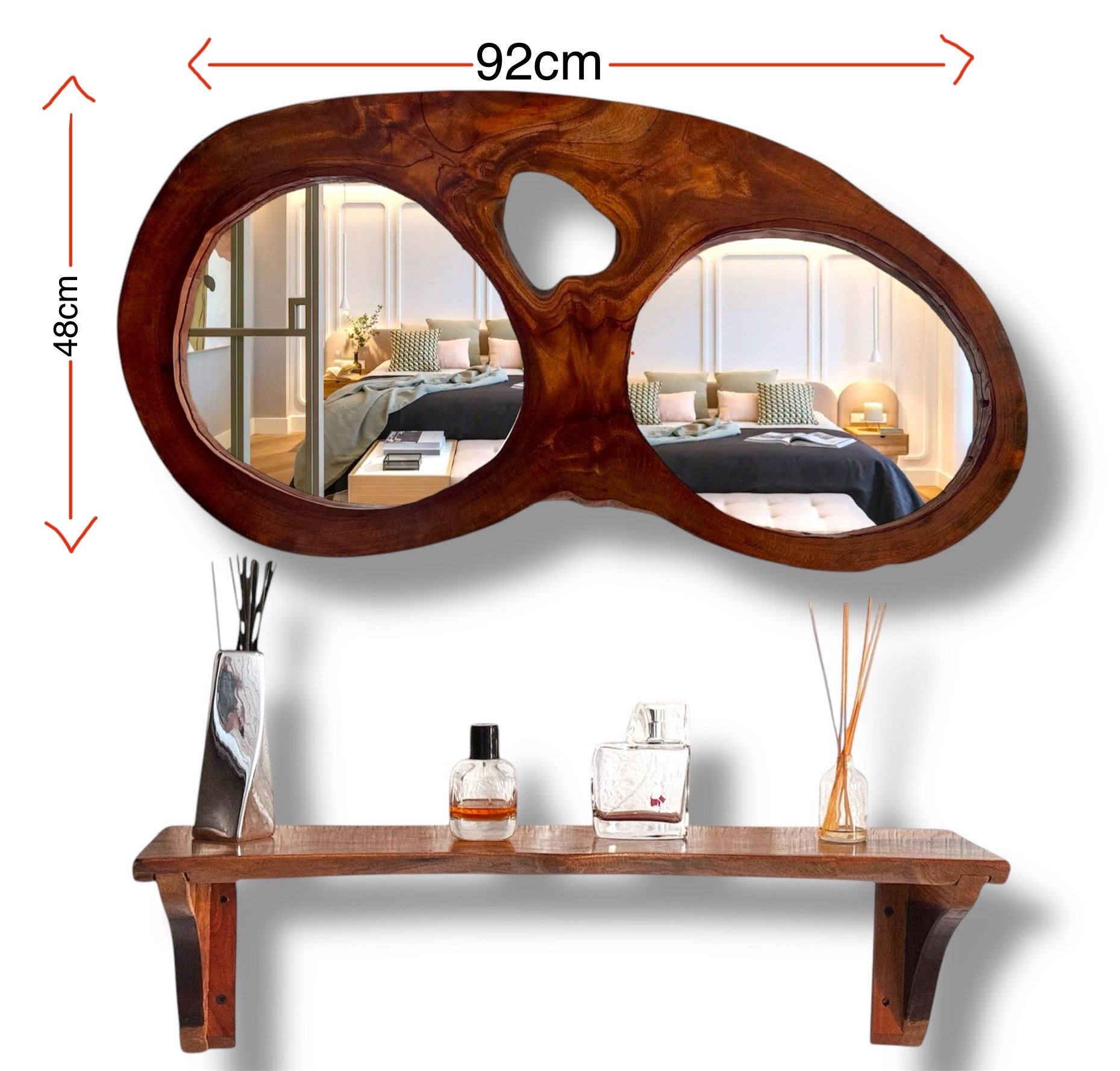 Espejo Rústico Clásico - Vista 2